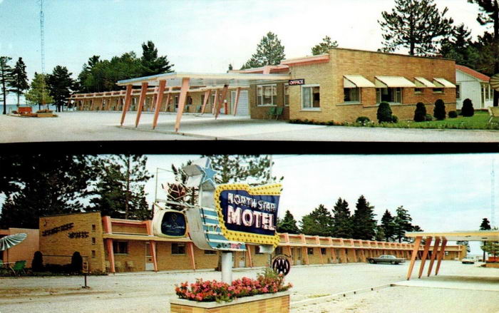 North Star Motel - Old Postcard Photo